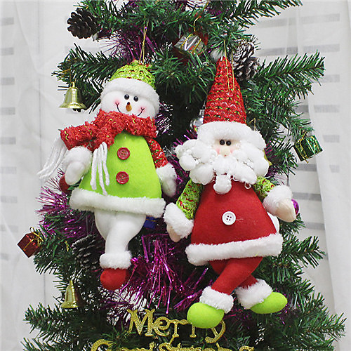 

Новогоднее украшение игрушка подвески вне елки висячие украшения санта клаус снеговик медведь лось кукла для украшения дома подарок для детей
