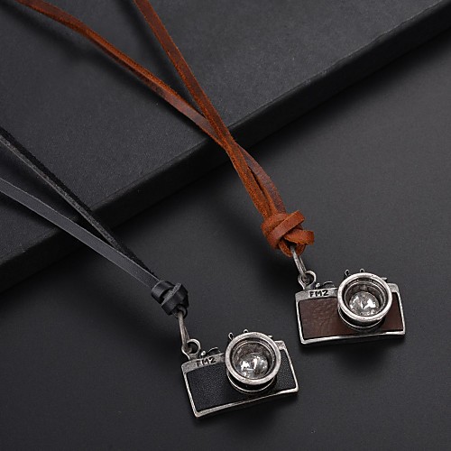 

Women's Pendant Necklace Chrome Black Coffee 50 cm Necklace Jewelry 1pc For Daily