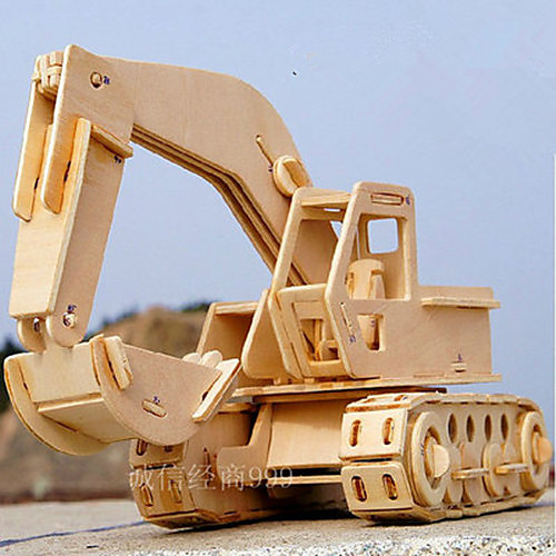 

Игрушечные машинки 3D пазлы Пазлы Экскаватор Своими руками деревянный Классика Строительная техника Детские Игрушки Подарок