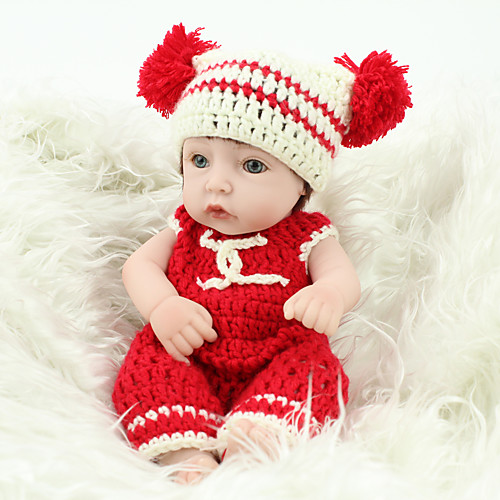 

Reborn Doll Reborn Toddler Doll Baby Boy Baby Girl 10 inch Silicone - Safety Gift Cute Kid's Unisex / Girls' Toy Gift