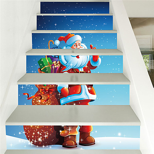 

Рождество Снеговик Снежинка Лестницы украшения дома стены и плоские стены с рождественскими украшениями (100 18 6 штук)