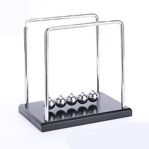 

Kinetic Orbital Newton Cradle Balance Ball Educational Toy Creative Stress and Anxiety Relief Office Desk Toys Plastic & Metal Kid's Adults Boys' Girls' Toy Gift 1 pcs