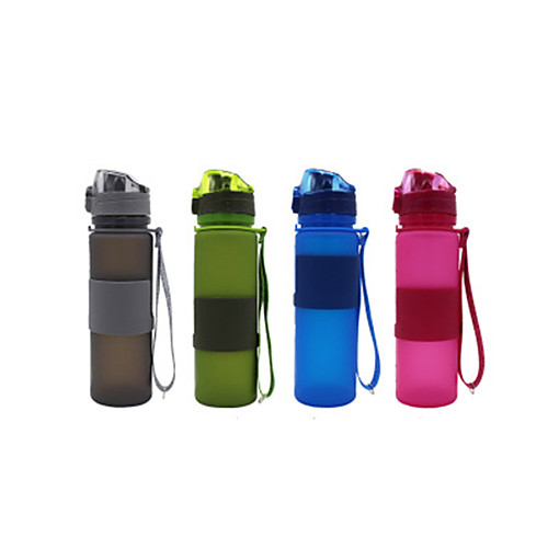 

чашка 650 ml силикагель Портативные Складной для Походы Походы / туризм / спелеология Катание на пересеченной местности Зеленый Красный Синий
