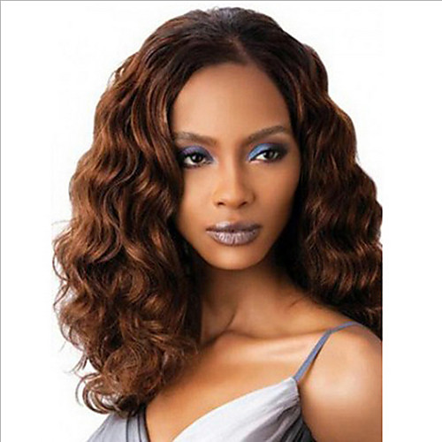 

Synthetic Wig Straight Middle Part Wig Long Medium Auburn Synthetic Hair 16 inch Women's Women Black
