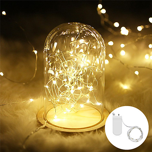 

1pcs 3m 30leds Garland Decorative Light Copper Wire CR2032 Battery Operated Christmas Wedding Party Decoration LED String Fairy Lights