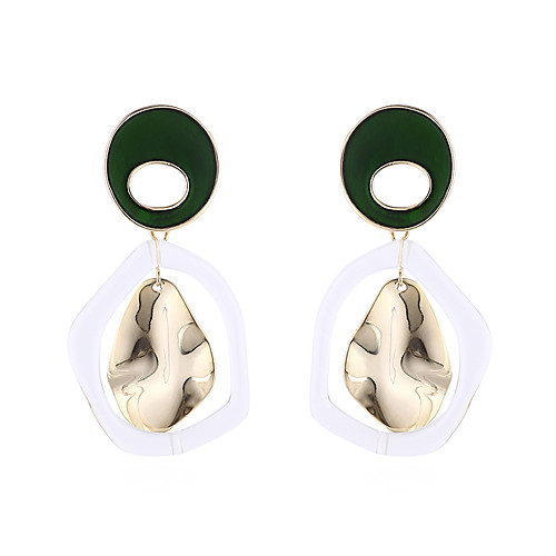 

Women's Drop Earrings Earrings Dangle Earrings Hollow Out Drop Vintage European Fashion Earrings Jewelry Green For Party Gift Daily Holiday Work 1 Pair