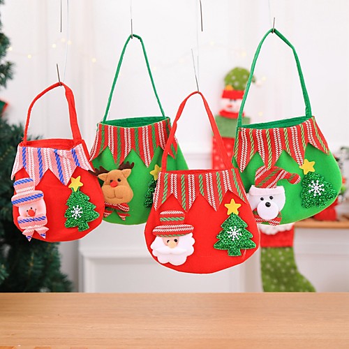 

Новый год рождественские подарки Санта-Клаус снеговик конфеты сумки висит сумка