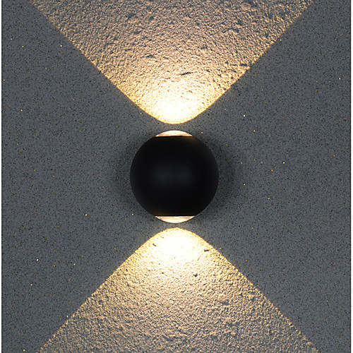 

коридор отеля круглый шар 6w четырехсторонний светодиодный декоративный настенный светильник
