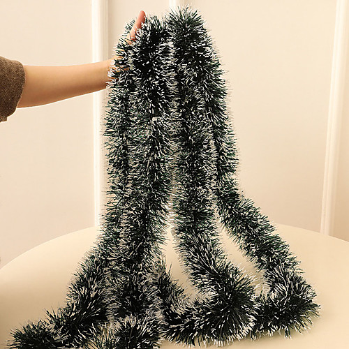 

2M Christmas Decoration For Bar Ribbon Christmas Tree Ornaments Dark Green