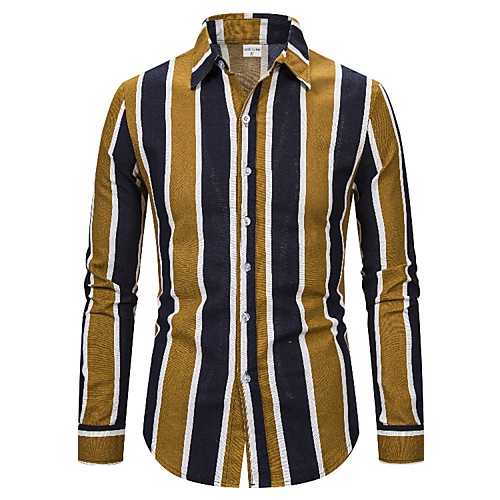 

Men's Beach Shirt - Color Block Black & White, Mesh / Print Orange
