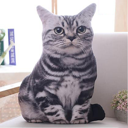 

10-дюймовый серый кот чучело Плюшевые игрушки