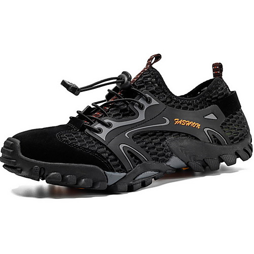 

Men's Comfort Shoes Mesh Fall & Winter Athletic Shoes Hiking Shoes Black / Brown / Gray