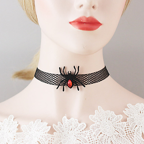 

Черный Винтажное ожерелье Татуировка Choker Винтаж Викторианский стиль Gathic Хэллоуин Кружево Сплав Назначение Маскарад Вечеринка / коктейль Хэллоуин Карнавал Жен. Бижутерия / Ожерелья