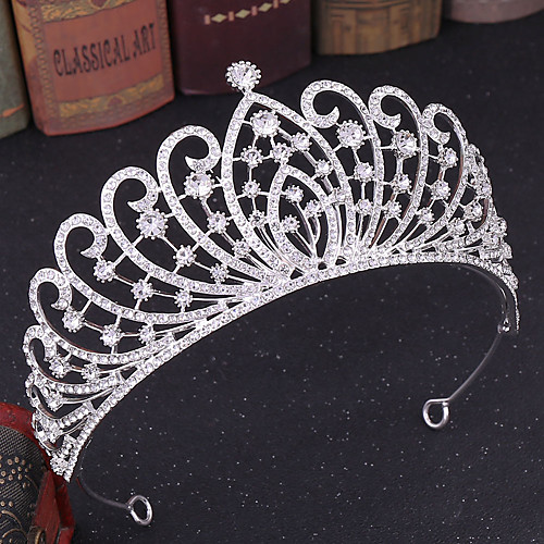 

Стразы / Сплав Диадемы с Crystal / Rhinestone 1 шт. Свадьба Заставка