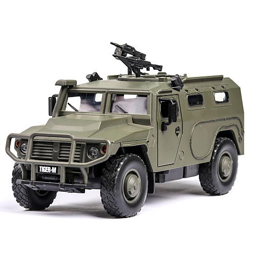 

1:32 Plastic Aluminum-magnesium alloy Military Vehicle Toy Truck Construction Vehicle Glow Simulation Parent-Child Interaction Adults Kids Car Toys