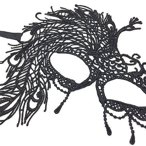 фото Призрак маски товары для хэллоуина муж. маски хэллоуин хэллоуин фестиваль / праздник кружево черный муж. жен. карнавальные костюмы Lightinthebox