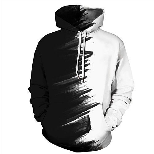 

Men's Casual Hoodie - 3D Black US32 / UK32 / EU40