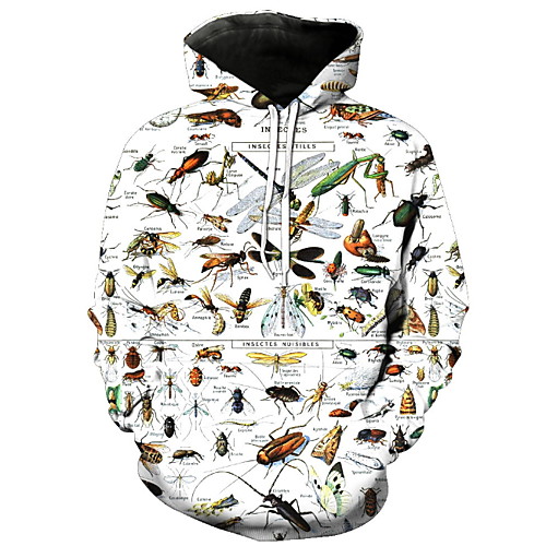 

Men's Casual Hoodie - Bird White US34 / UK34 / EU42