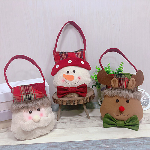 

дети рождество санта клаус сумочка новогоднее украшение конфеты сумка