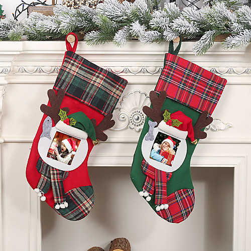 

прозрачные фоторамки плед рождественские носки подарочные пакеты для дома детские сумки конфеты чулки