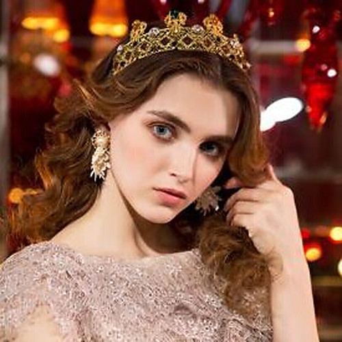 

Стразы / Сплав Диадемы с Стразы / Из металла 1 шт. Свадьба Заставка