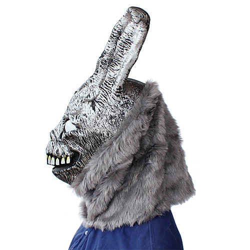 фото Усаги / кролик маски товары для хэллоуина муж. маски хэллоуин хэллоуин фестиваль / праздник эмульсионный серый муж. жен. карнавальные костюмы Lightinthebox