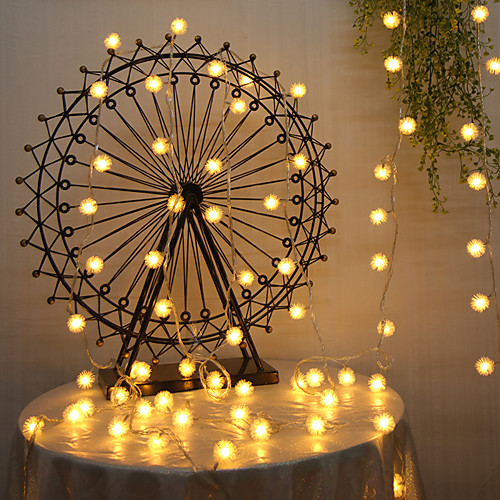 

10 м гибкие светодиодные полосы / струнные светильники 100 светодиодов холодный белый / теплый белый декоративные / рождественские украшения свадьбы / творческий 220 В 1 шт.