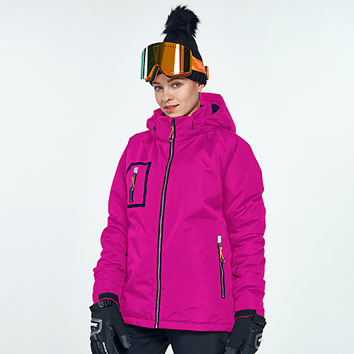 фото Phibee жен. девочки лыжная куртка водонепроницаемость с защитой от ветра лыжи катание на лыжах сноубординг зимние виды спорта полиэфир 100% полиэстер фланель зимняя куртка верхняя часть Lightinthebox