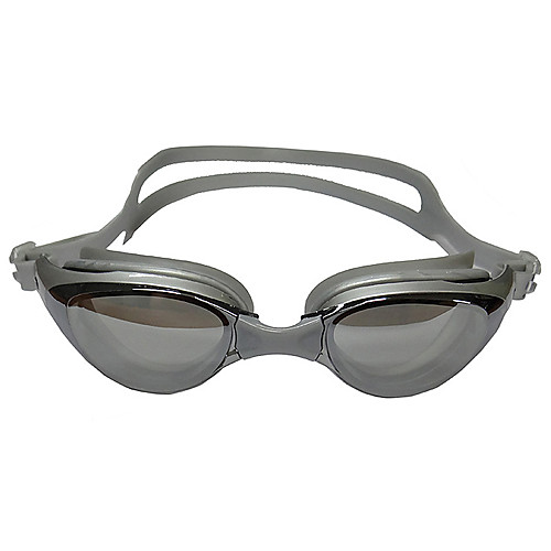 

плавательные очки Водонепроницаемость плавательные очки Противо-туманное покрытие На открытом воздухе Защитный Зеркальный пластик силикагель Поликарбонат Прозрачный