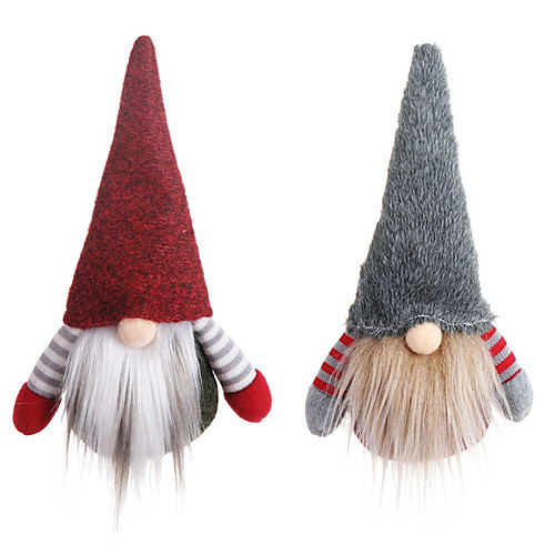 

Santa Claus Christmas Ornaments Faceless Doll Gnome Plush Home Party Decoration New Year Gift