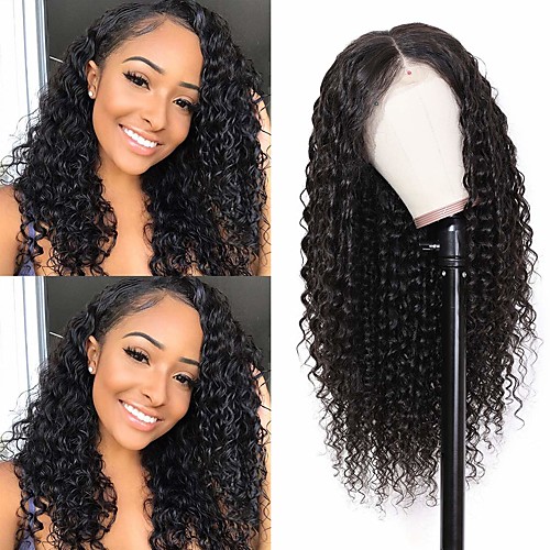 

Human Hair Unprocessed Virgin Hair 13x6 Closure Wig Free Part style Brazilian Hair Deep Wave Natural Wig 150% Density Party Classic Sexy Lady Hot Sale Thick Women's Long Cosplay Suits Tea Party