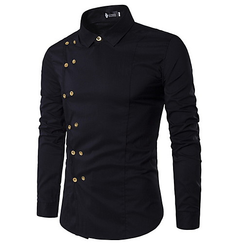 

Men's Daily Shirt - Solid Colored Black