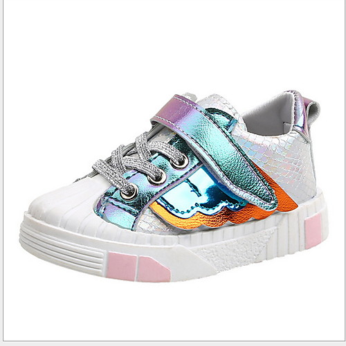

Девочки Удобная обувь Полиуретан Спортивная обувь Маленькие дети (4-7 лет) Беговая обувь Золотой / Серебряный / Розовый Лето