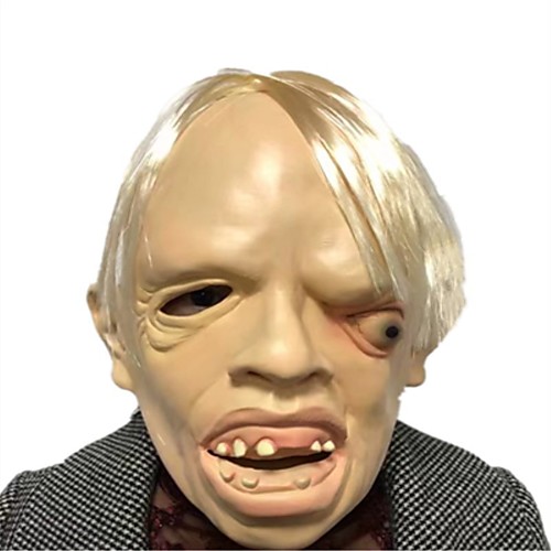 фото Призрак маски товары для хэллоуина муж. маски хэллоуин хэллоуин фестиваль / праздник эмульсионный белый муж. жен. карнавальные костюмы Lightinthebox