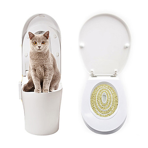 

кошачий туалетный набор для домашних животных кошечка горшок поезд система обучения туалет лоток зоотовары туалетный набор сидений