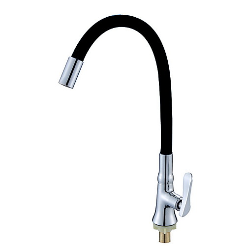 

Kitchen faucet - Single Handle One Hole Electroplated Standard Spout Free Standing Contemporary Kitchen Taps