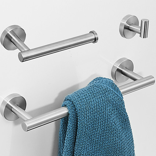 

Bathroom Accessory Set Creative Modern Stainless Steel 3pcs - Bathroom / Hotel bath Wall Mounted