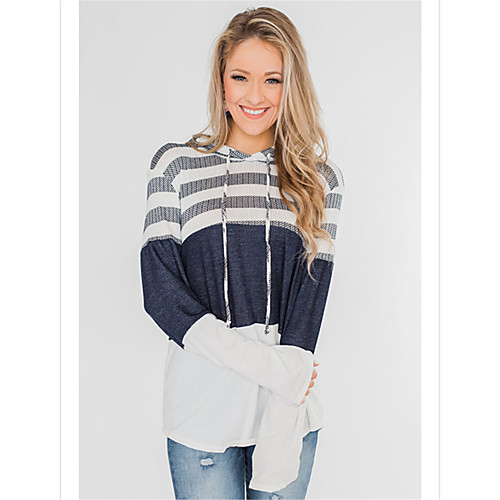 

Жен. Для вечеринки / На каждый день Толстовка - Контрастных цветов