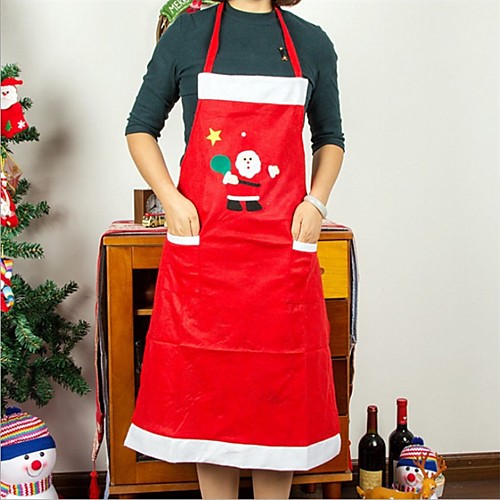 

Both Men And Women Apron Household Hotel Restaurant Waiter Clothing Christmas Decorations