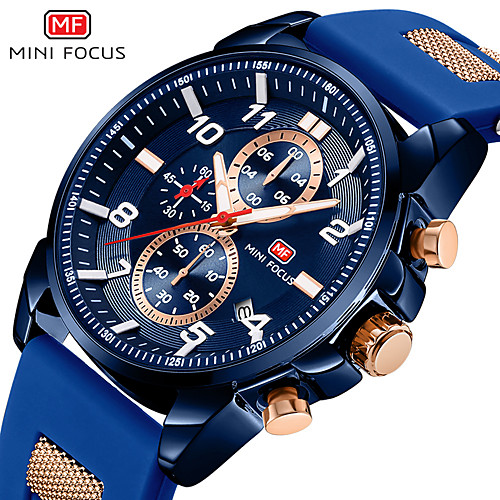 

MINIFOCUS Wrist Watch Men Top Brand Luxury Famous Male Clock Quartz Watch