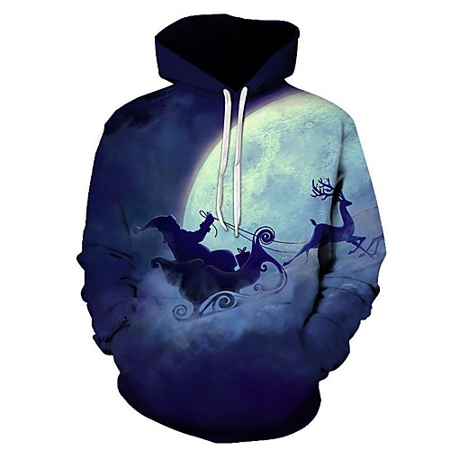 

Men's Halloween Hoodie - 3D Purple US32 / UK32 / EU40