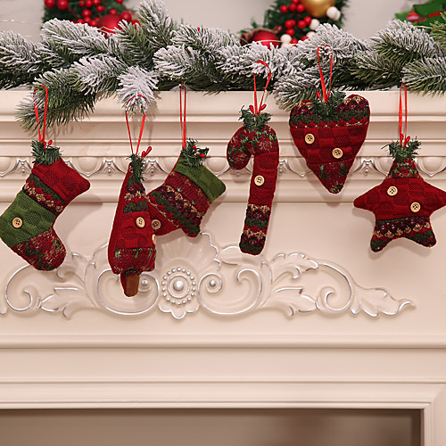 

6pcs Christmas Decoration Gifts Tree Ornament Home Party