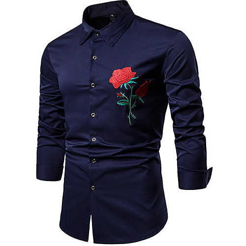 

Men's Daily Shirt - Floral Black