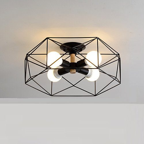 

4-головочный скандинавский стиль геометрический рисунок дизайн металлический потолочный светильник современный полу скрытого монтажа гостиная столовая спальня свет
