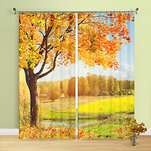 

3D Print 3D Curtains Two Panels Curtain