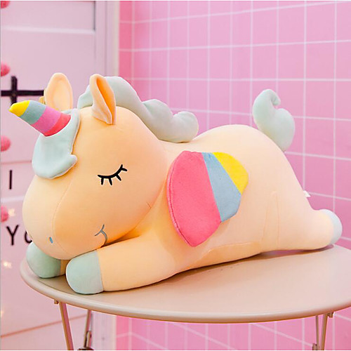 

Unicorn Stuffed Animal Plush Toy Animals Adorable Portable Cotton / Polyester All Toy Gift 1 pcs