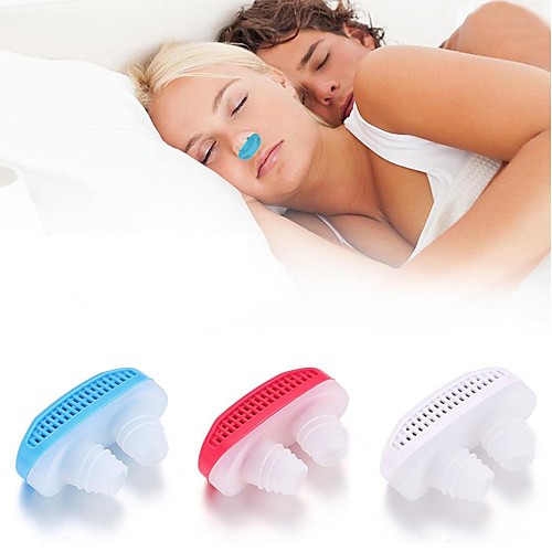 

Snore Reducing Aids Anti Snore Snore Stopper Nose Vents Travel Rest 1 set Traveling Silicone Resin