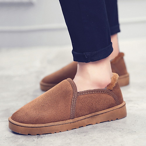 

Men's Suede Shoes Suede Fall & Winter Boots Booties / Ankle Boots Black / Brown / Yellow / Snow Boots