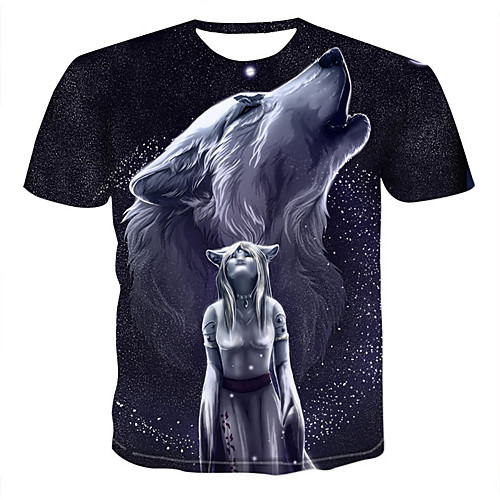 

Men's Daily T-shirt - 3D Print Black