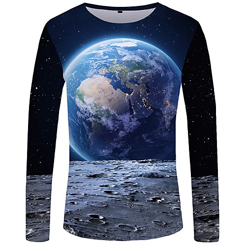 

Men's Daily T-shirt - 3D Blue